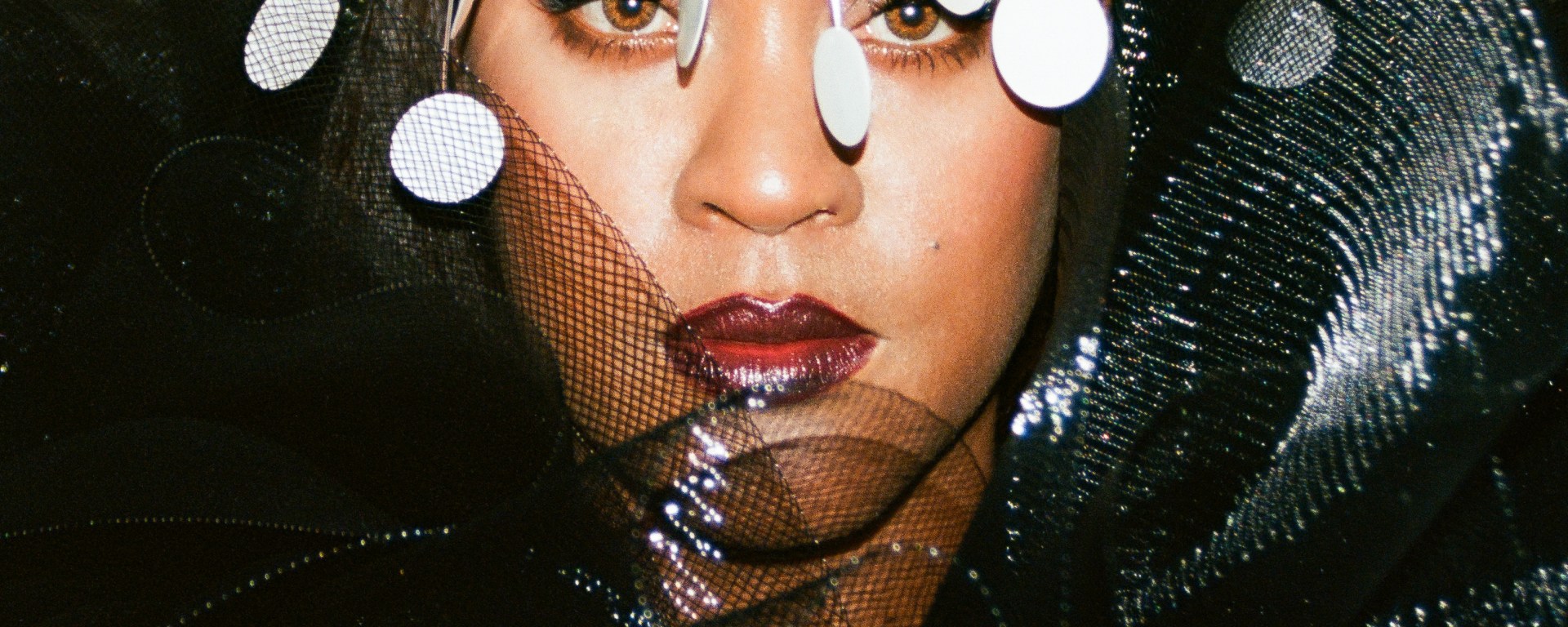 Shontelle wearing Philip Traecy hat - backstage of Fault Magazine interview photoshoot in London